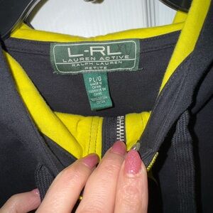Lauren Ralph Lauren Black and Yellow Active Jacket